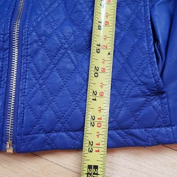 Alfani Women's Fitted Faux Leather Jacket, Size: L - Picture 13 of 16